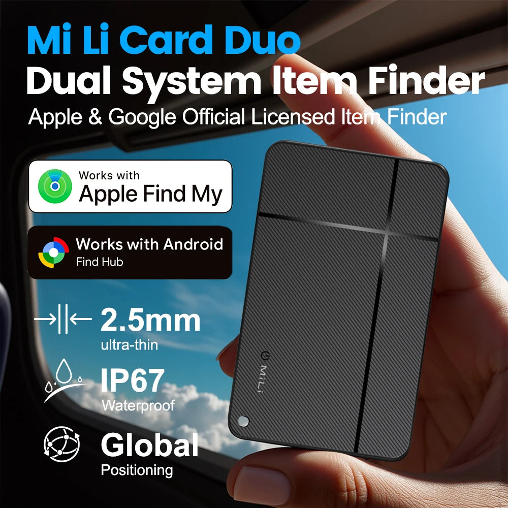 Wallet Anti-loss Card Gps Tracker Android Bluetooth Portable GPS Tracker Anti-Lost Android Airtag Tracker Gps Antilost Portable
