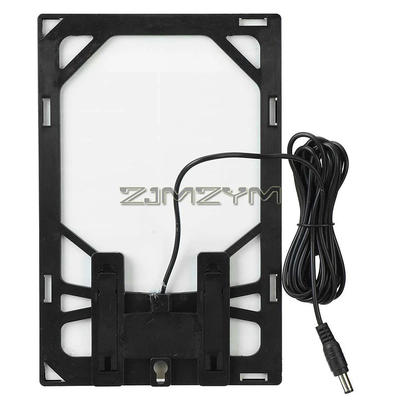 6W 12V Solar Panel for Security Camera Outdoor, Solar Panel Charger Compatible with Rechargeable Camera, Lighting