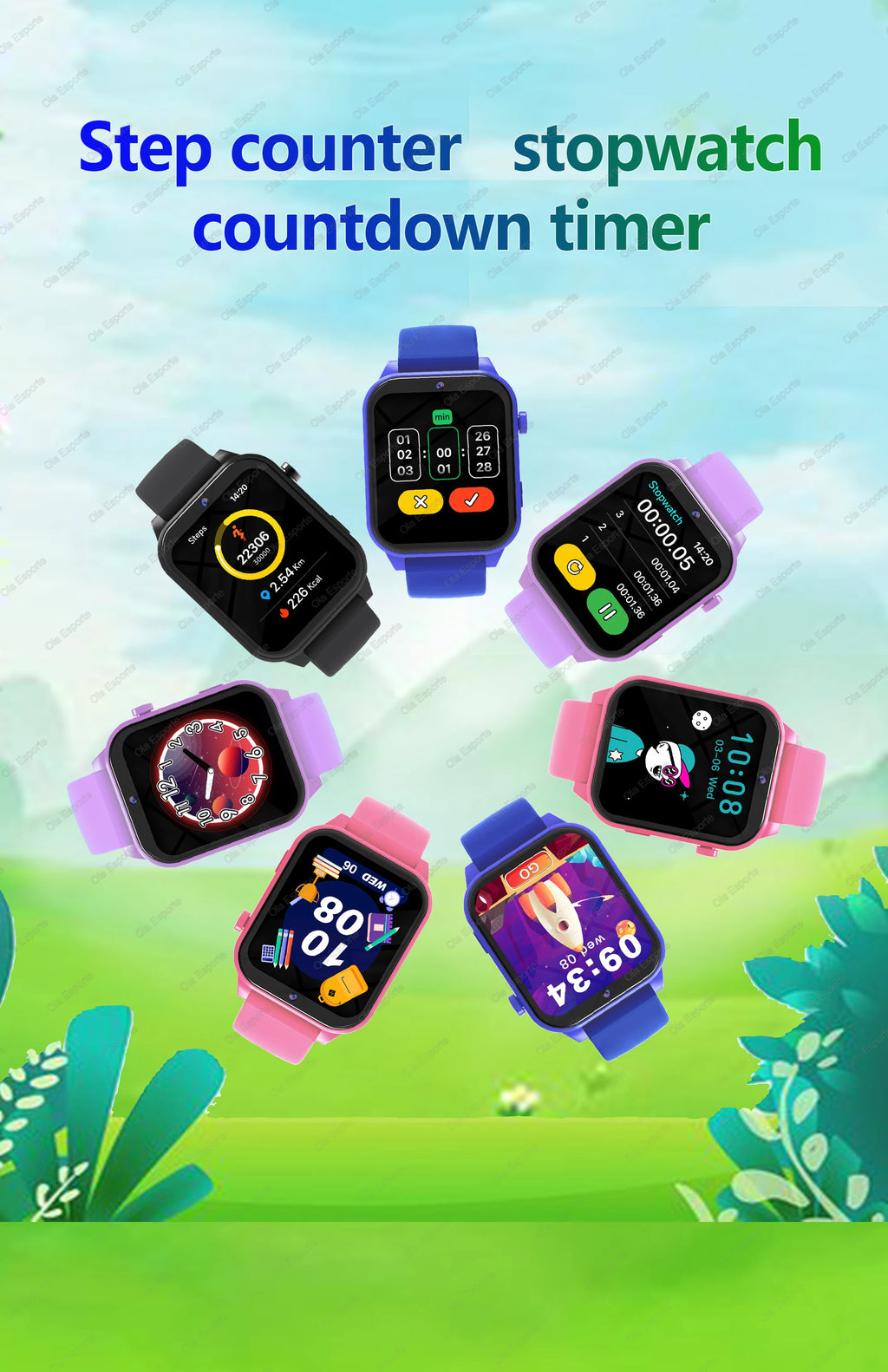 2026 New Smart Watch Kids 1.83 Inch Display 18 Games Sleep Monitor Camera Alarm Clock Children Kids Smartwatch Boys Girls Gifts