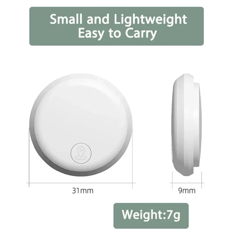 The New Smart Bluetooth Airtag GPS Tracker Is Suitable for Android and IOS Air Tag Tracker Mini Pet Locator Key Searcher.