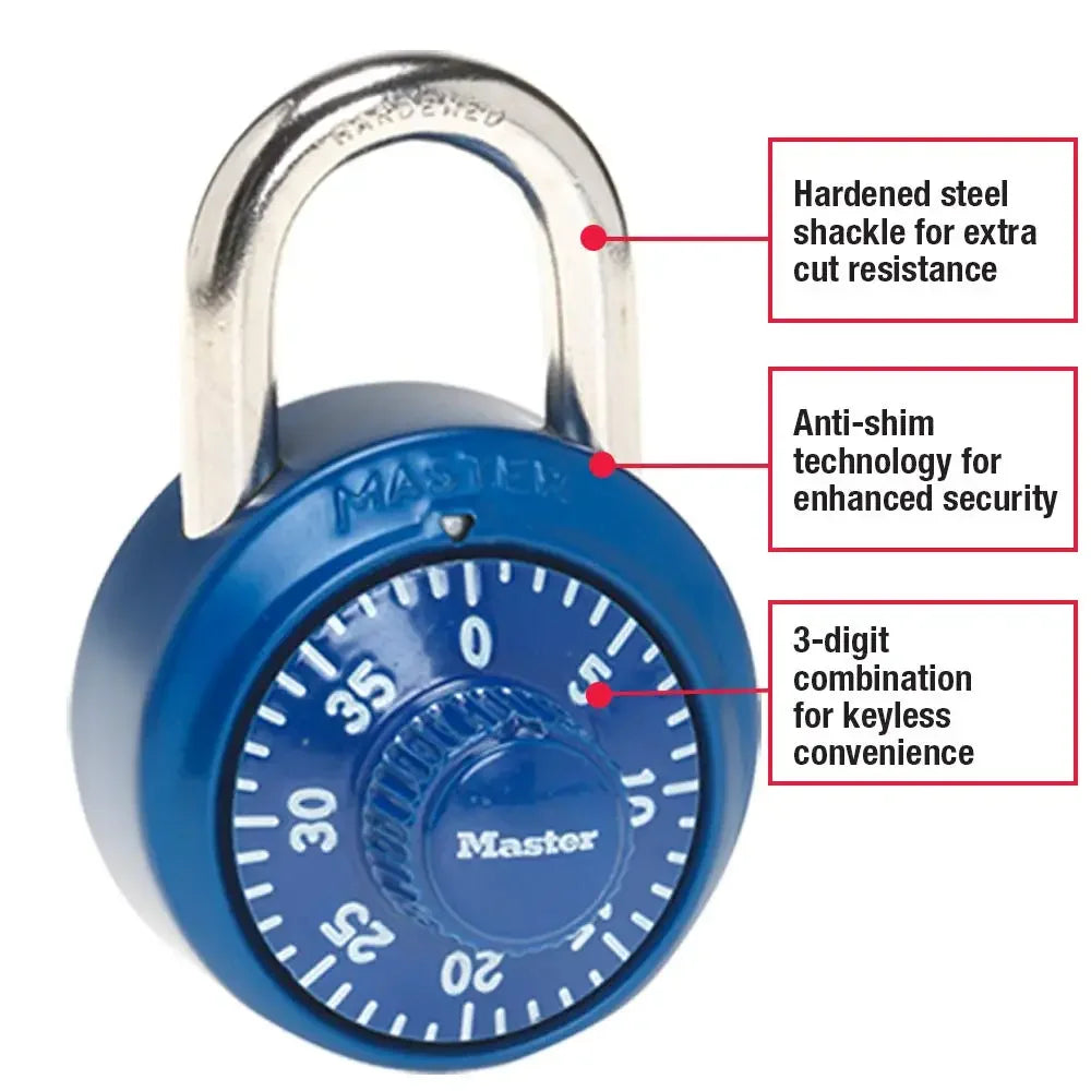 Locker Rotate Portable Password Lock Combination Padlock Rotation Lock for Gym and School Lockers Master Lock 1530D Combination