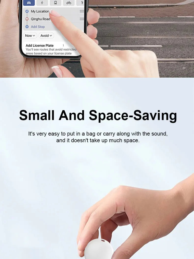 Smart Tracking Tag, Compact & Portable, Global Precision Positioning Device for Gifts