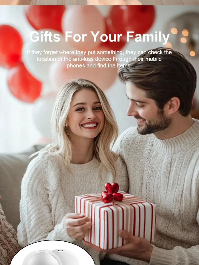 Smart Tracking Tag, Compact & Portable, Global Precision Positioning Device for Gifts