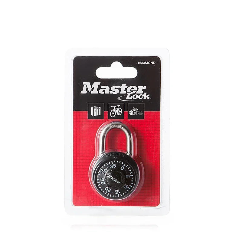 Locker Rotate Portable Password Lock Combination Padlock Rotation Lock for Gym and School Lockers Master Lock 1530D Combination