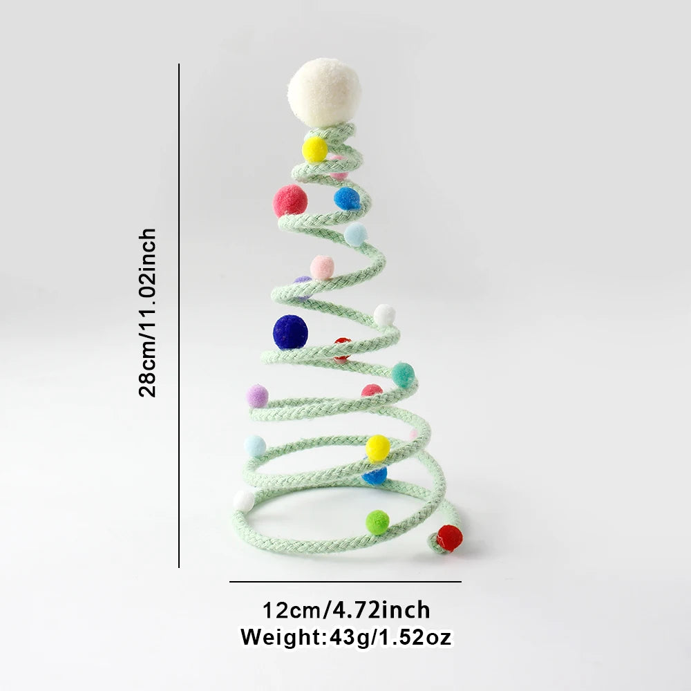 DIY Christmas Tree Making Kit with Weaving Tutorial Included Christmas Decoration Hanging Ornament Handcraft Material Pack