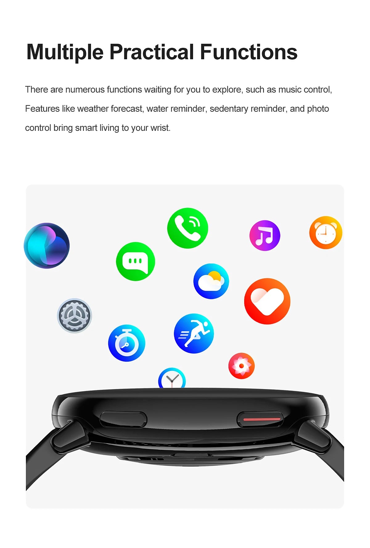 2026New Active 2 Smart Watch Built-in GPS for Women Men IP68 Waterproof Sports Watches Heart Rate Monitor Ultra-Thin Smartwatch