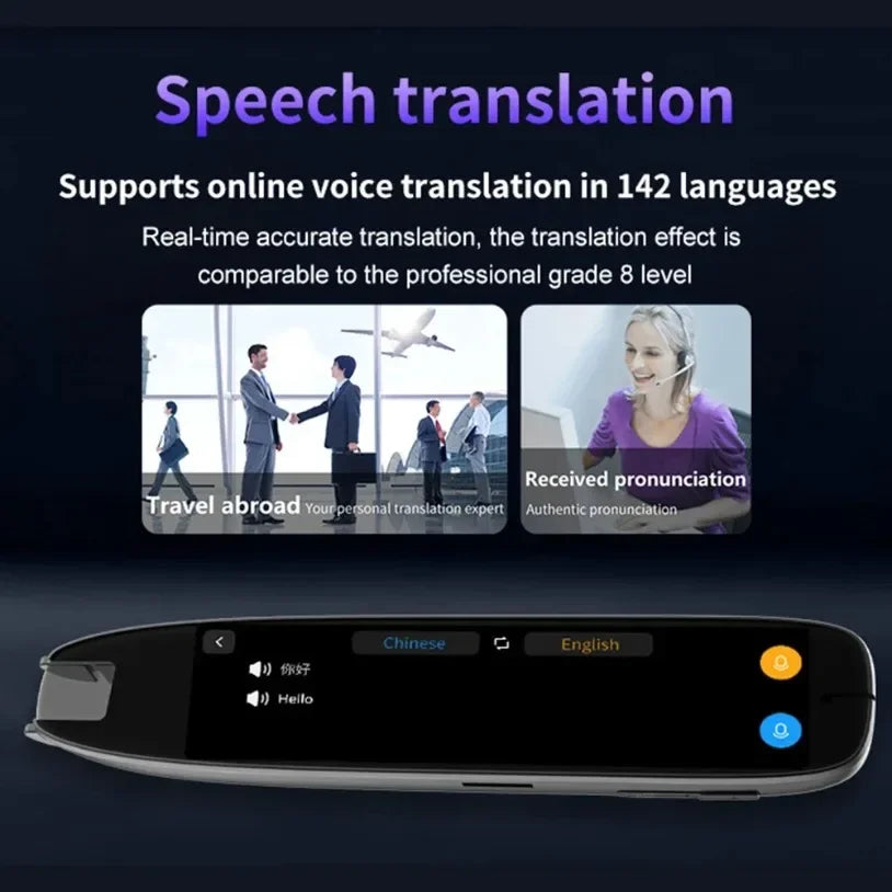 S65pro Reader Device Dictionary Translation Pen Scan Text Scanning Reading Translator WiFi/BT Connection Online Photo Translate
