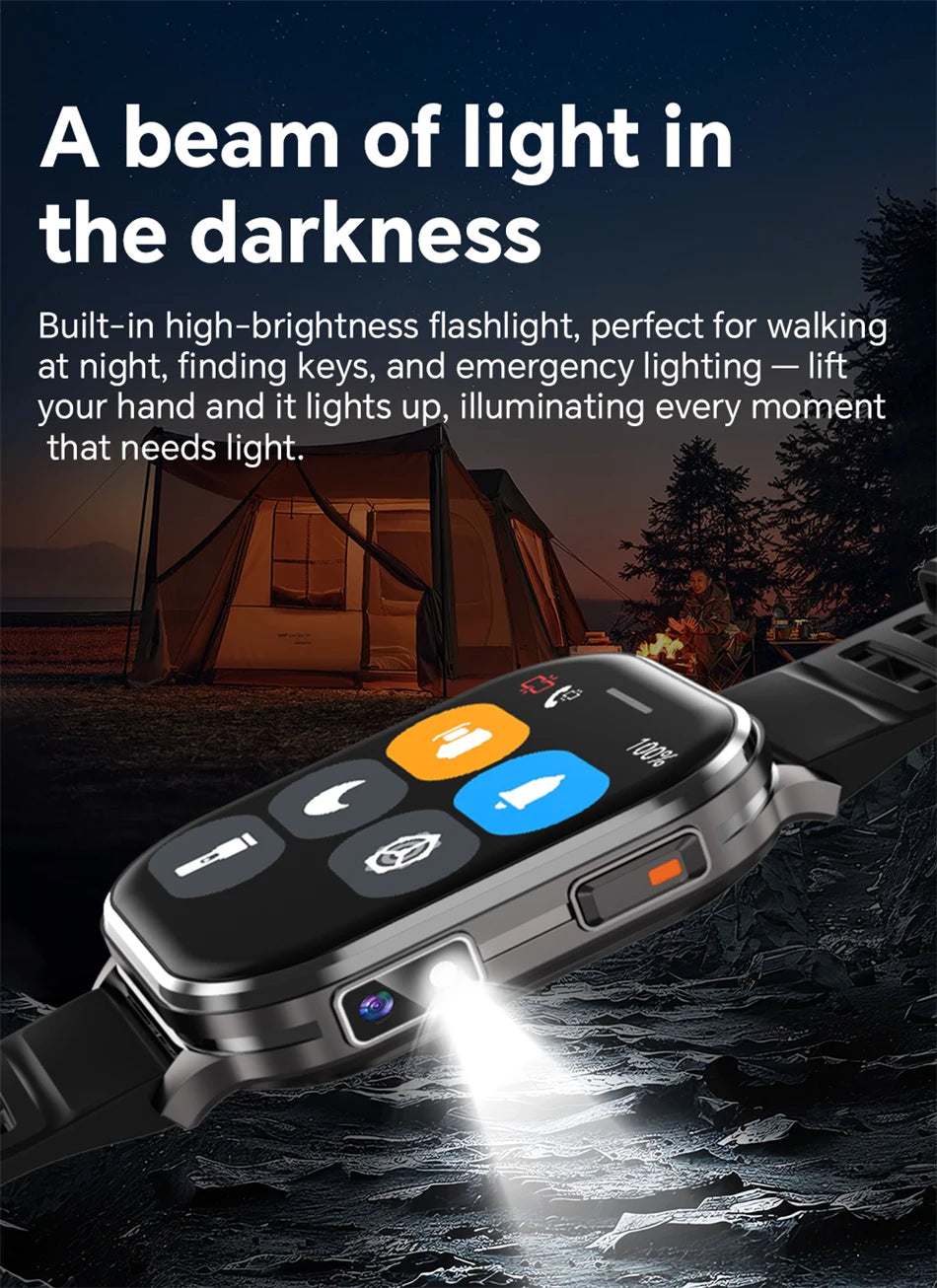 2026New Smart Watch With Camera Men Women Photos Record Video Health Sports Fitness IP68 Waterproof BT Call Recording Smartwatch