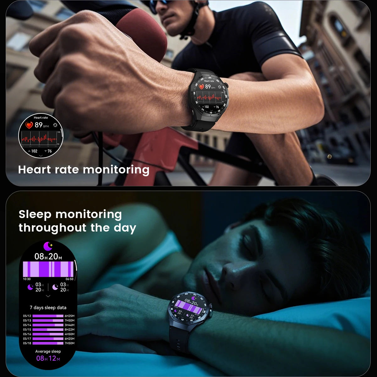 2026 New Sports Watch 5 Pro GPS Track Smart Watches Men 1.53"AMOLED Full Touch Screen Waterproof Bluetooth Talk Smart Bracelet